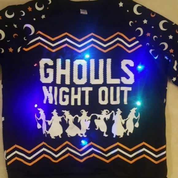 Halloween Sweater LED CHANGING LIGHTS - Picture 4 of 5